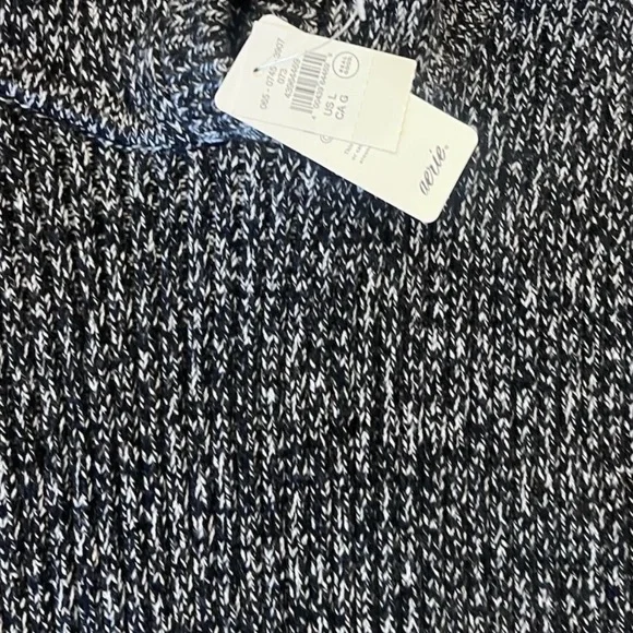 Aerie NEW Womens Late Night Cropped Hoodie Sweatshirt Sz L - Picture 4 of 6